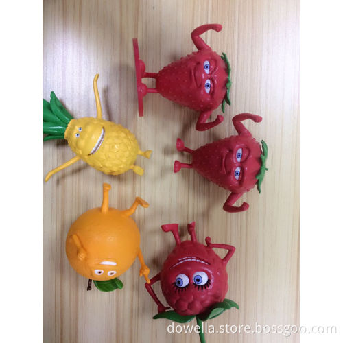 Strawberry Fruit Animal Funny Figurine